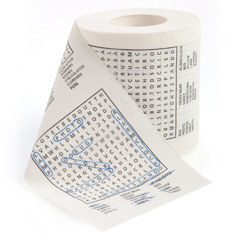 Word Search Toilet Paper My Sensory Space