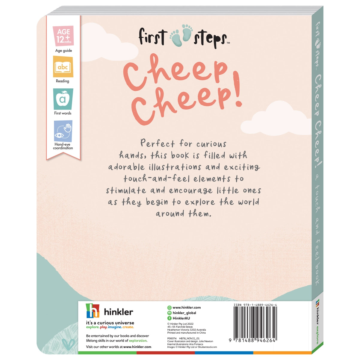 Cheep Code Book First Steps: Cheep Cheep! A Touch & Feel Book – My Sensory Space