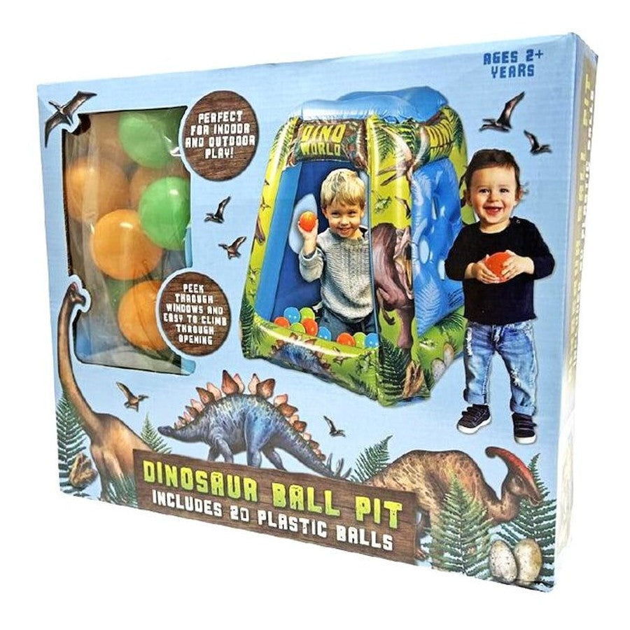 Inflatable Dinosaur Ball Pit with 20 Balls