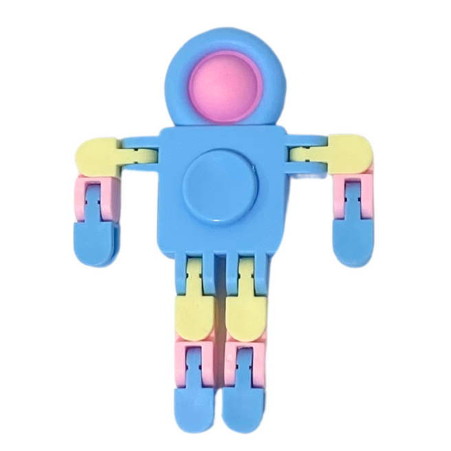 Spaceman Articulate Pop It Fidget Spinner