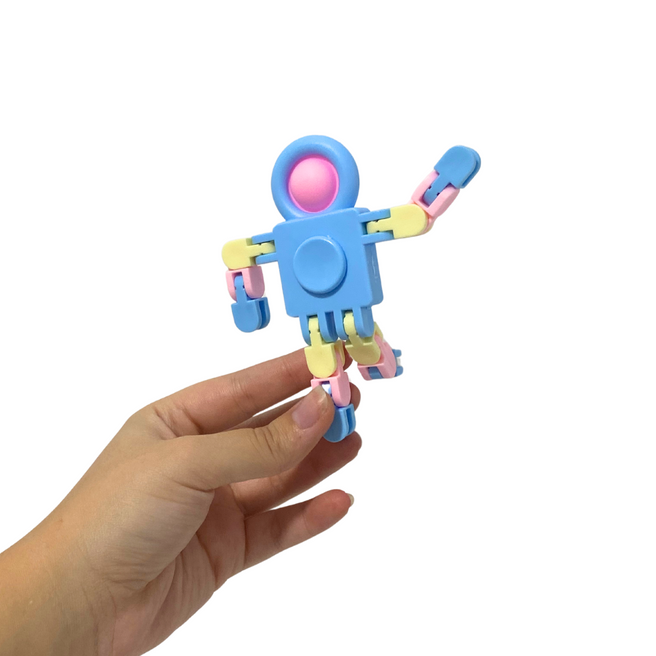 Spaceman Articulate Pop It Fidget Spinner