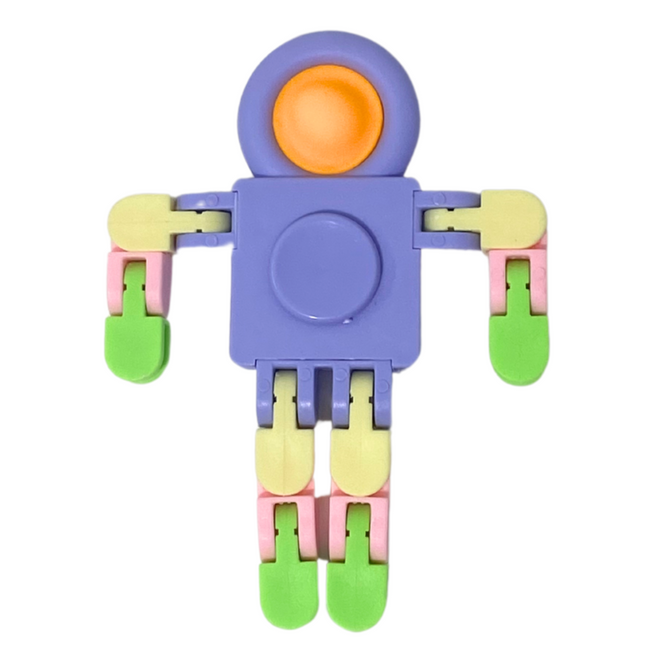 Spaceman Articulate Pop It Fidget Spinner