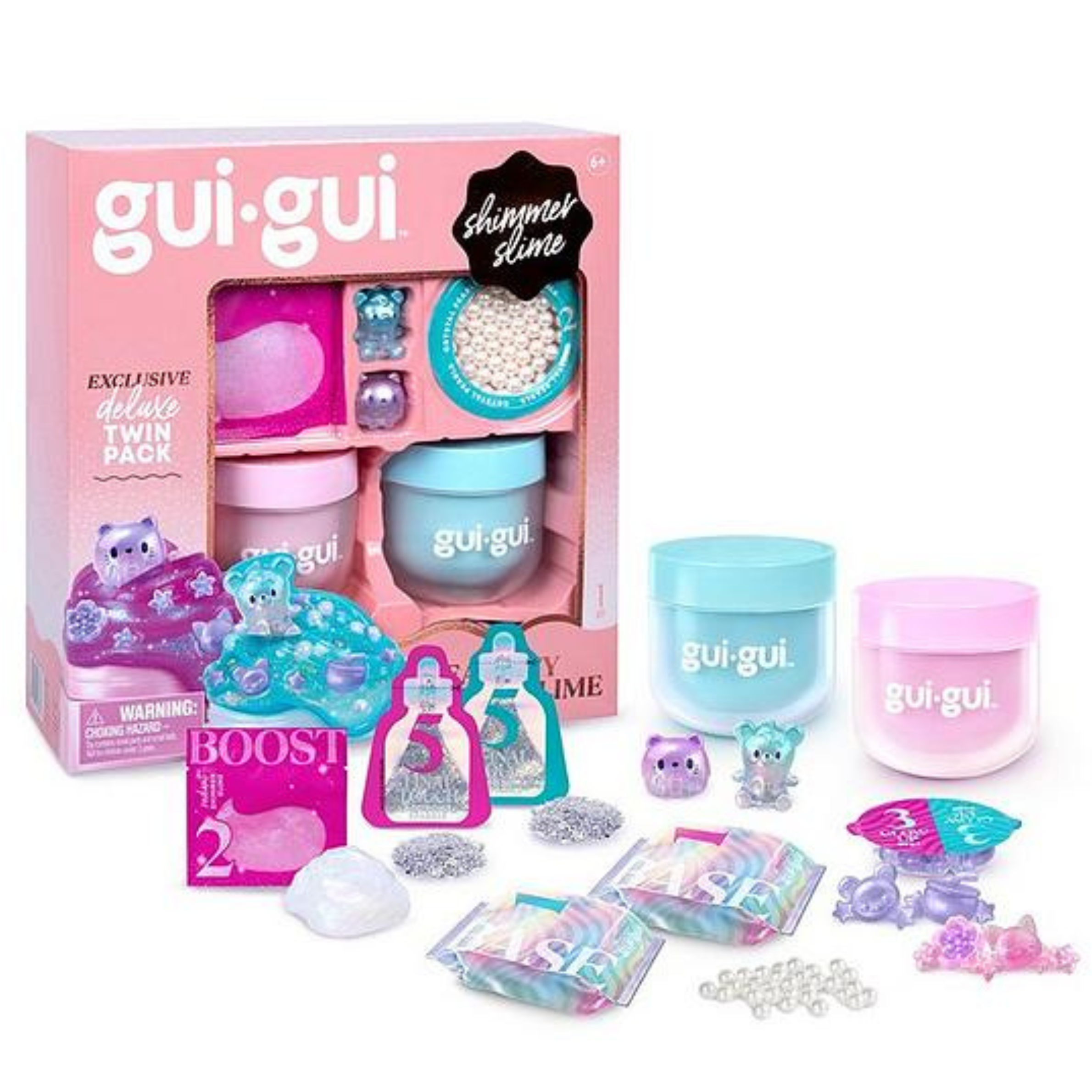 Gui Gui Shimmer Deluxe Duo Pack Sensory Slime