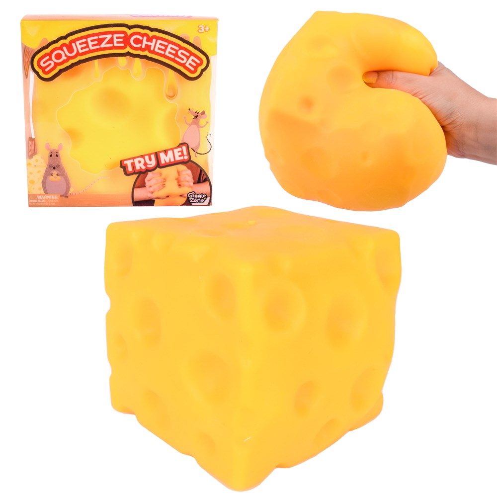 Giant Durable Squishy Cheese - Extra Strong, Slow Rise
