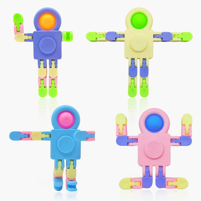 Spaceman Articulate Pop It Fidget Spinner