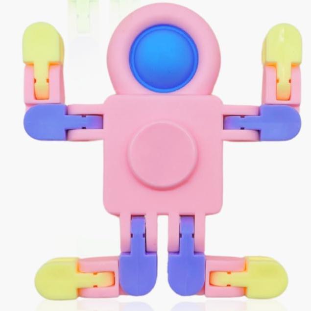 Spaceman Articulate Pop It Fidget Spinner