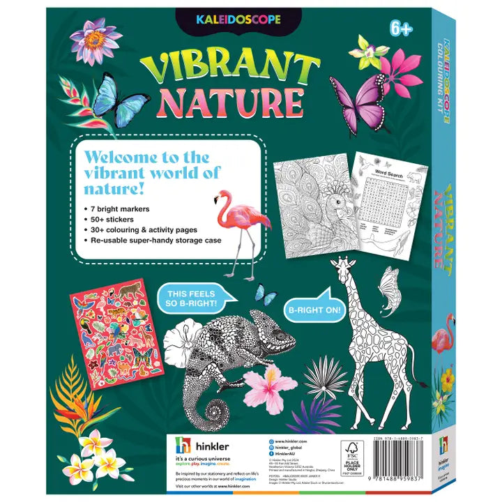 Vibrant Nature Colouring Kit
