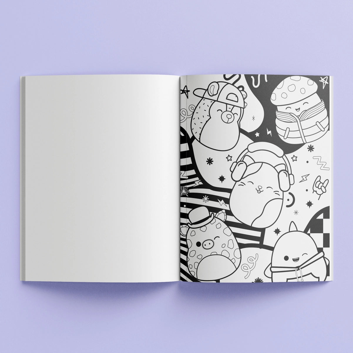 Kaleidoscope Squishmallows Colouring Book Street Style