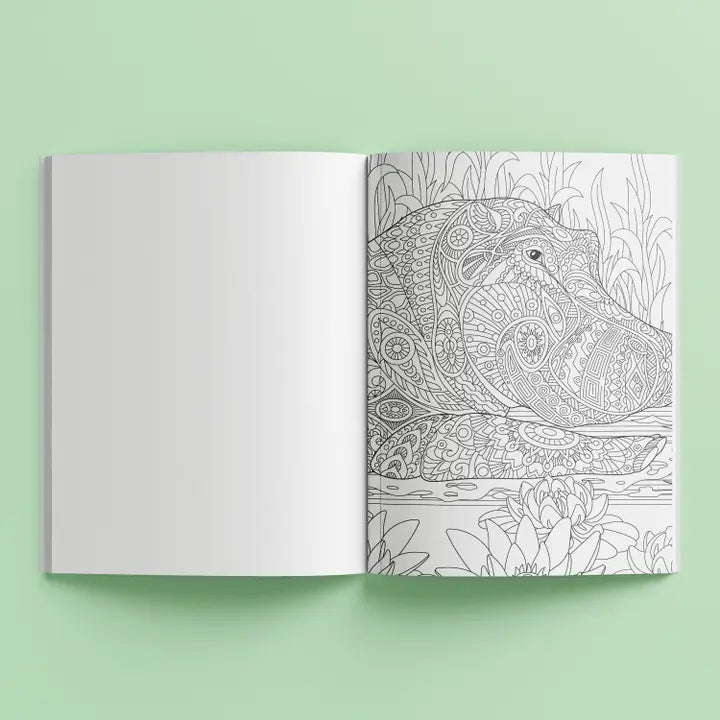 Adult Colouring Book – Tropical Nature