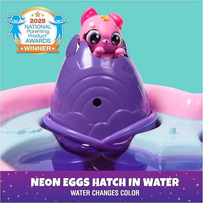 Hatchimals Alive, Neon Rainbow Bestie Pool Party
