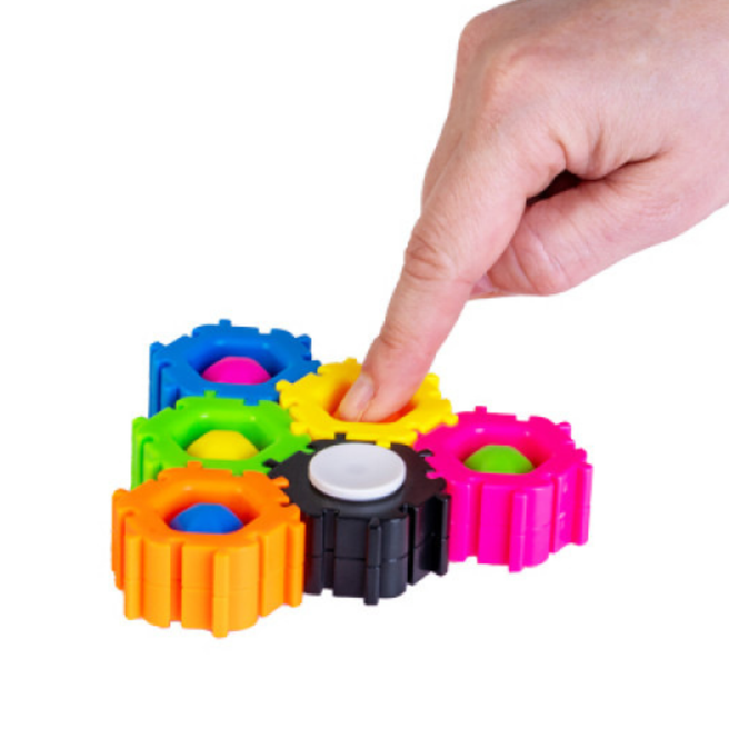 Push and Pop Gear Spinner Set