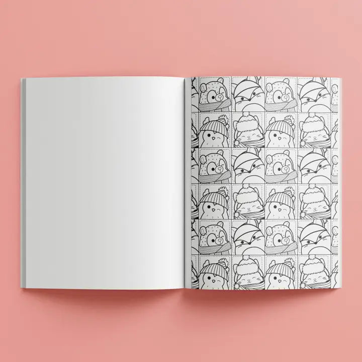 Squishmallows Christmas Colouring Book