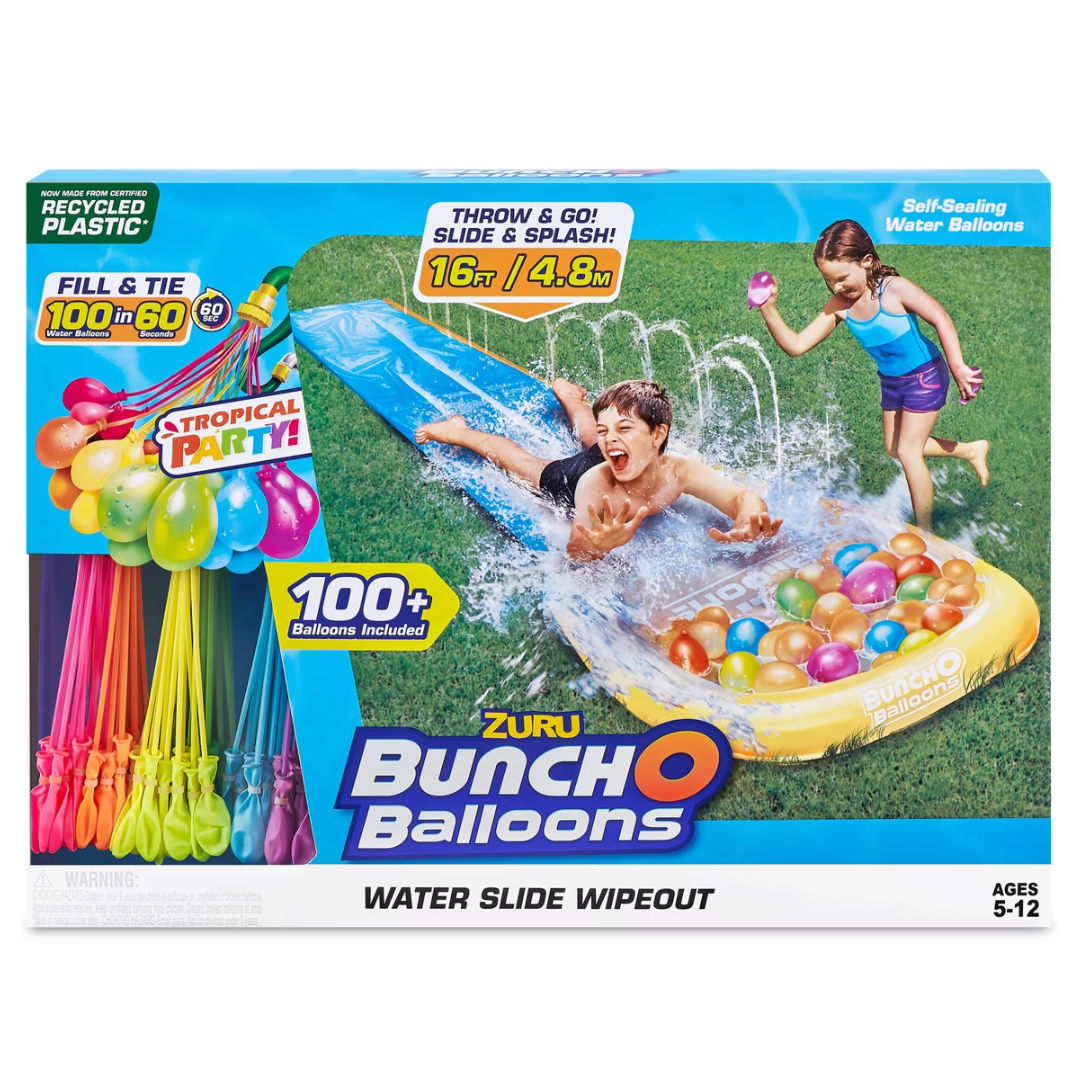 Bunch O Balloons Tropical Party Water Slide Wipeout