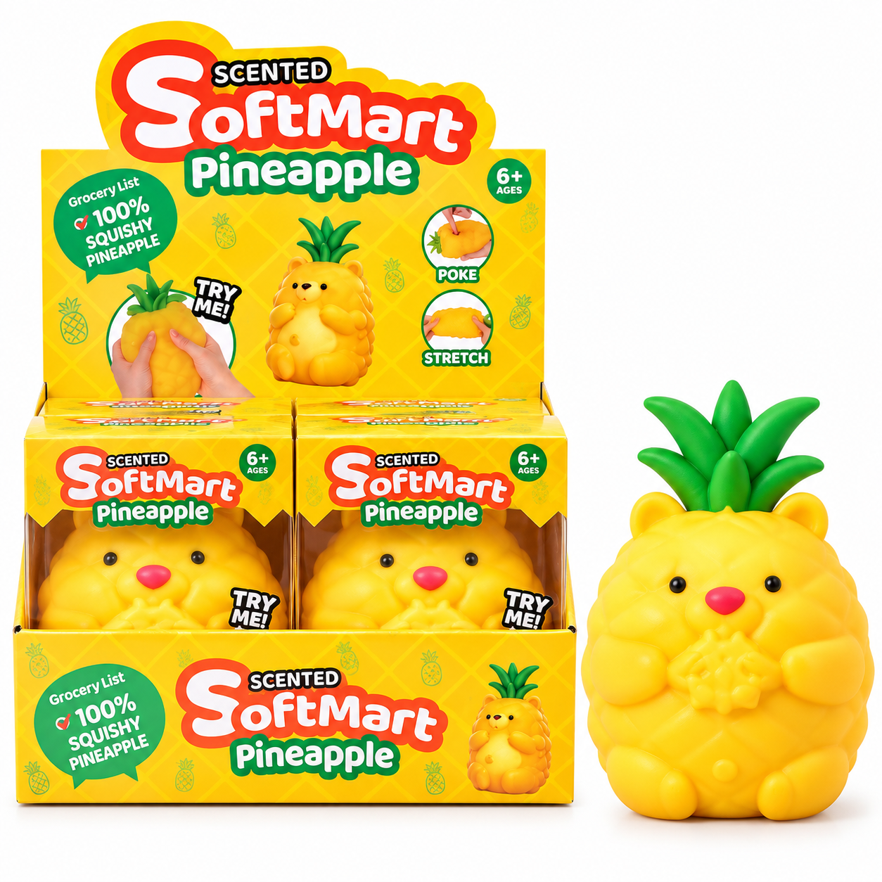 Giant Squishy Pineapple Bear