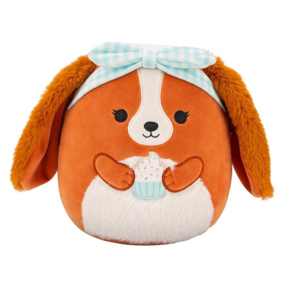 Squishmallows 20cm Darcy the Dog with Cupcake