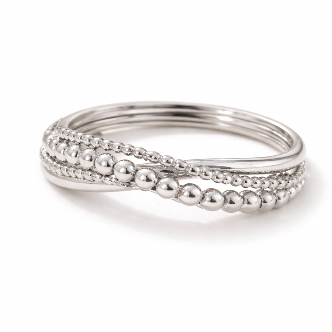 Textured Adjustible Fidget Ring