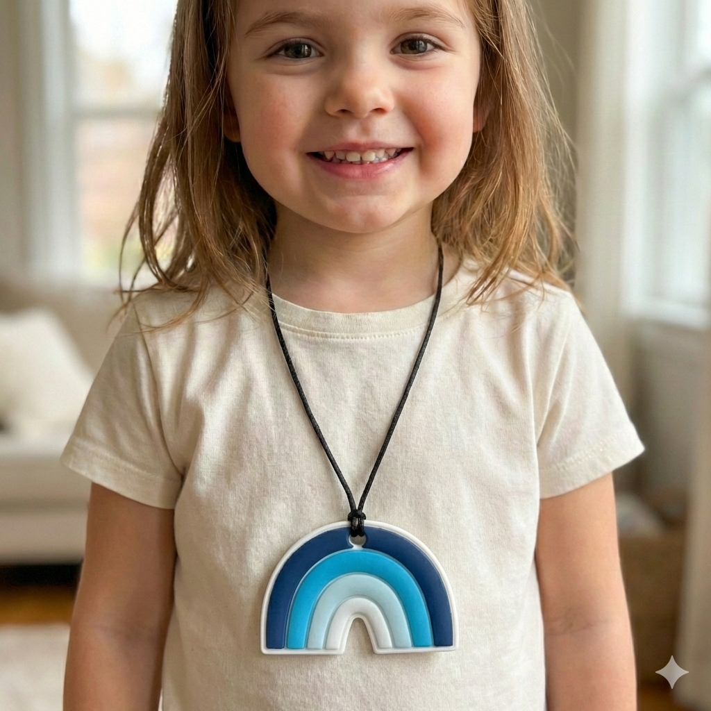 Rainbow Chew Pendant