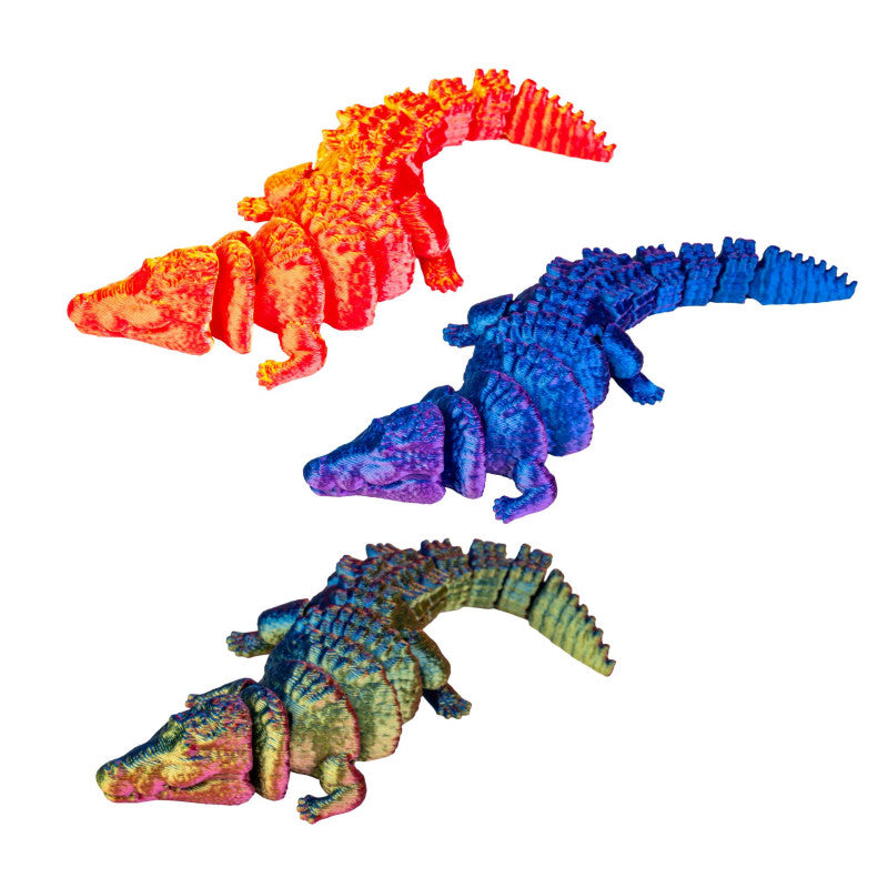 3D Sensory Fidget Crocodile