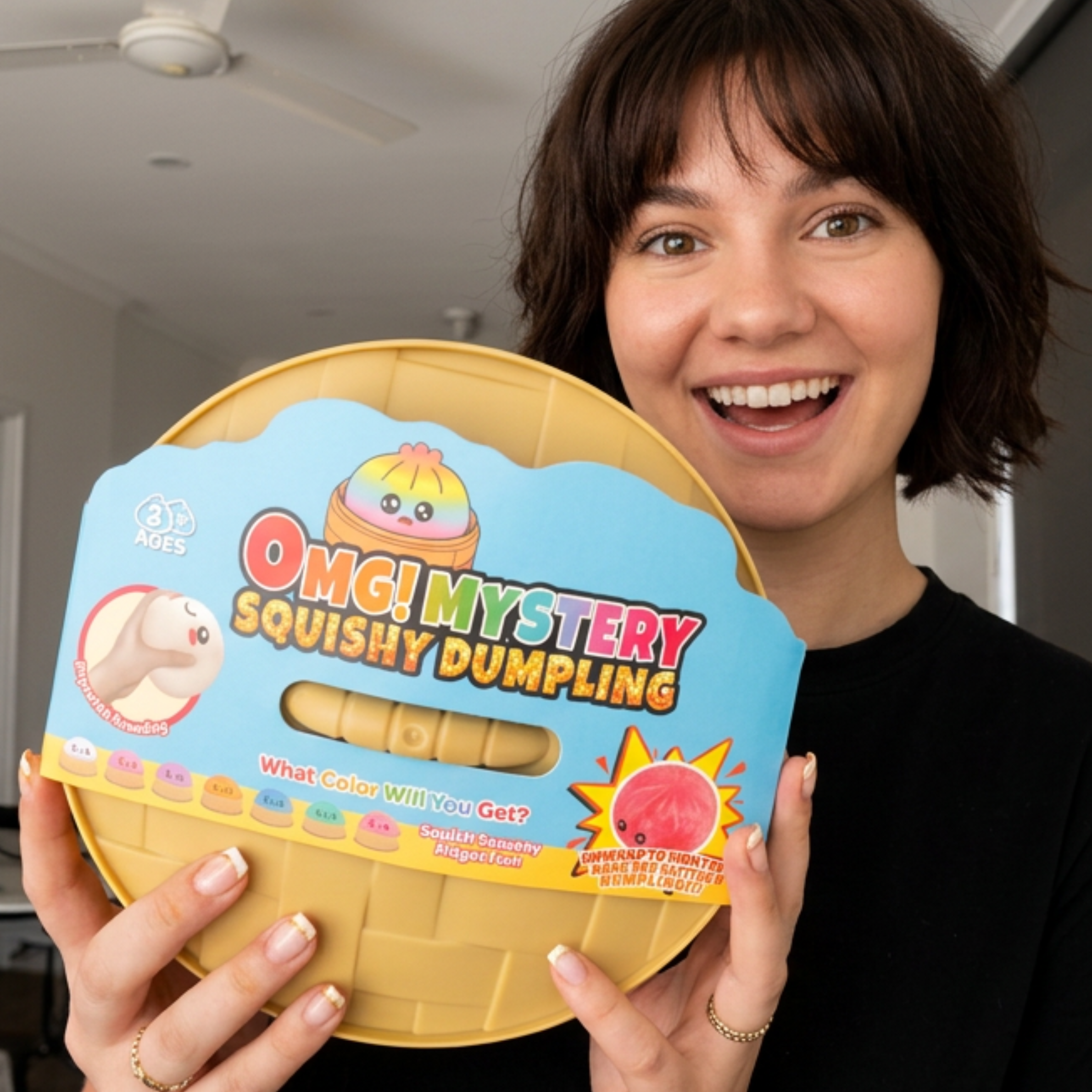 MEGA Mystery Viral Dumpling Squishy 17cm