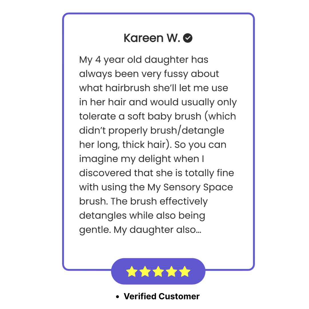 My Sensory Space Hairbrush - Galaxy