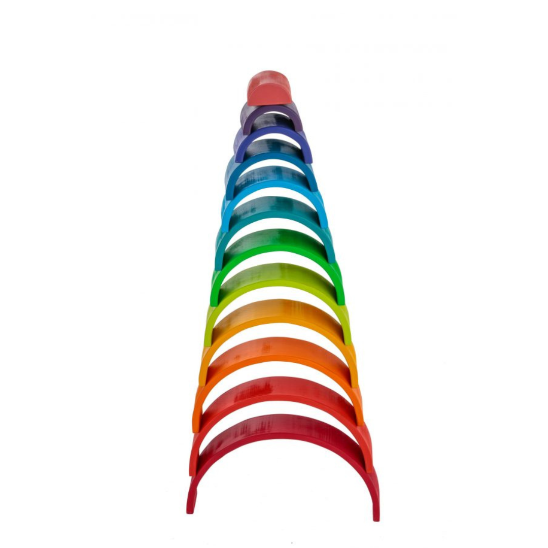 Wooden Rainbow Stacking Arches