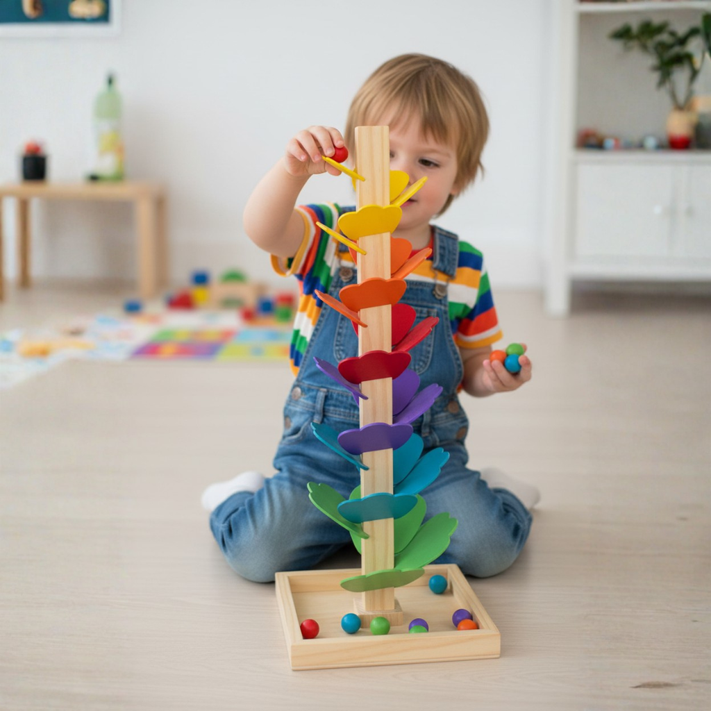 Wooden Marble Tree – My Sensory Space
