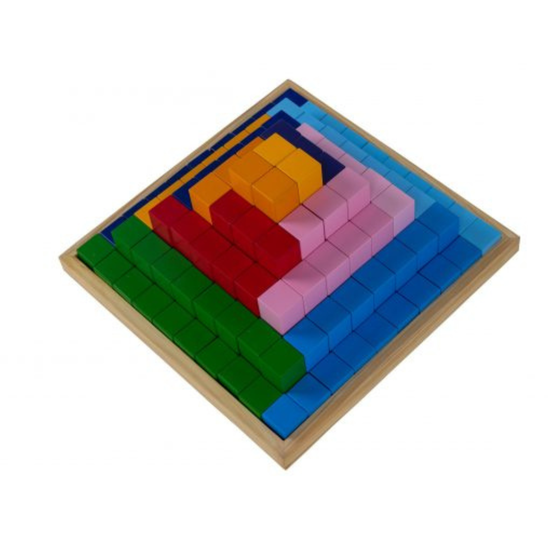 Wooden Large Pyramid Block Set