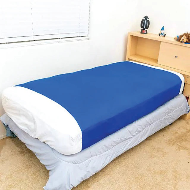 Blue Sensory Compression Bed Sheet