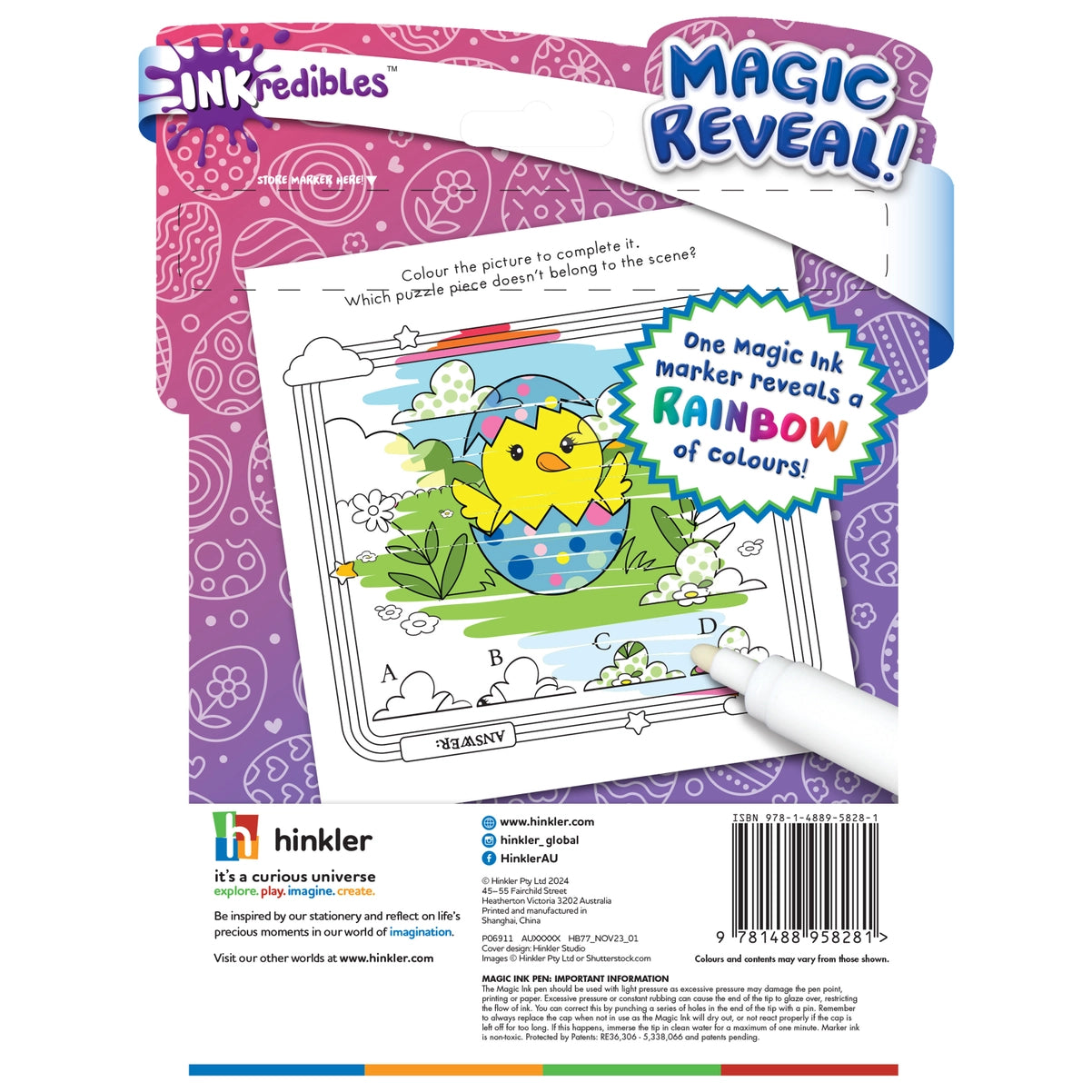 Inkredibles Easter Fun Magic Ink Book