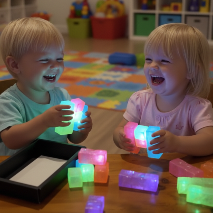 Tetris Squishy Puzzle Glow-in-the-dark