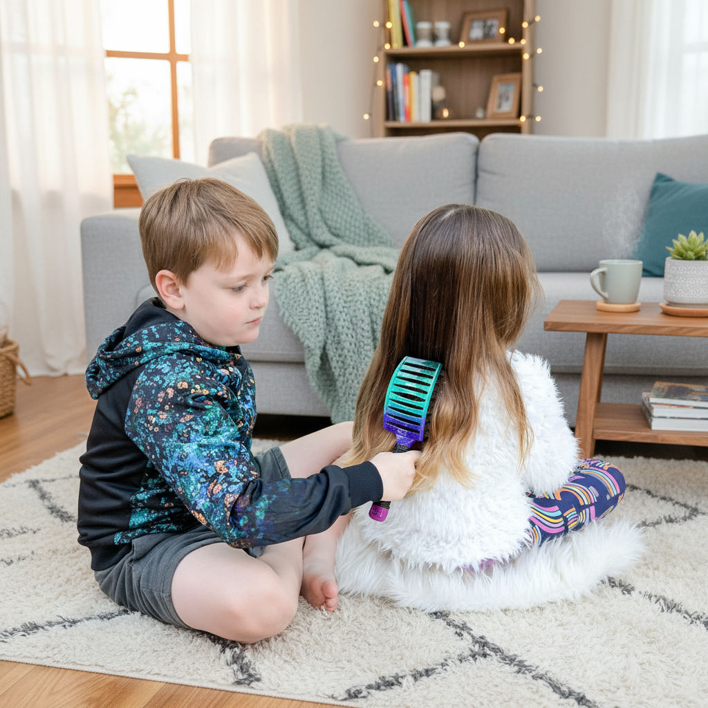 My Sensory Space Hairbrush - Galaxy