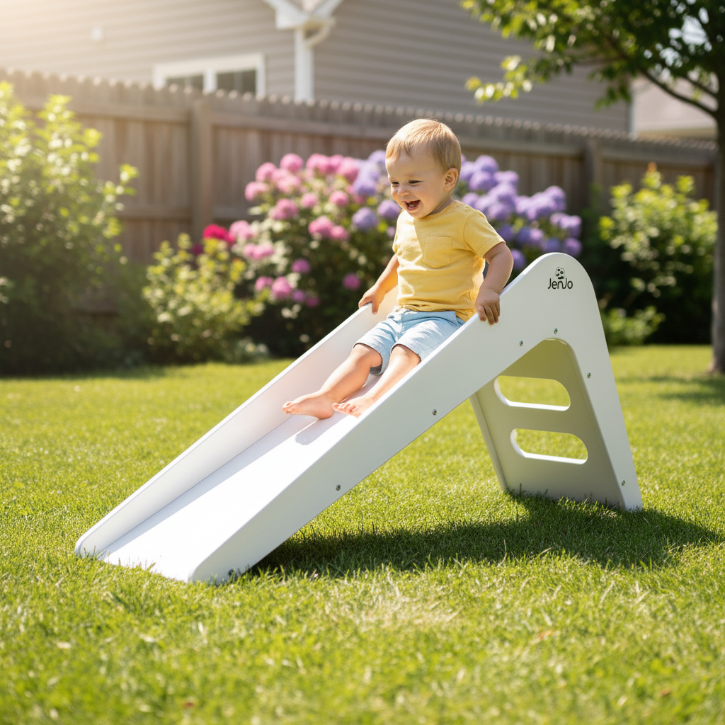Wooden Children's Slide