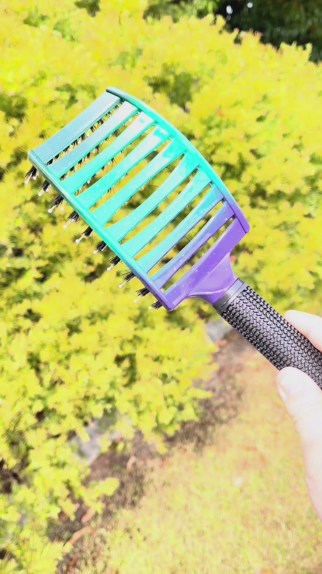 Detangling Hairbrush Green : Ships End Feb