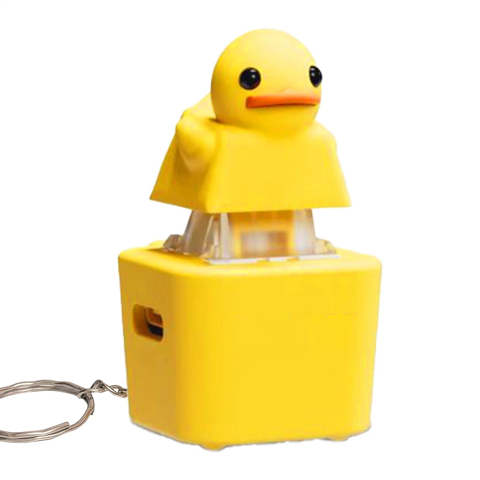 2x Quaking Duck Fidget Keychain