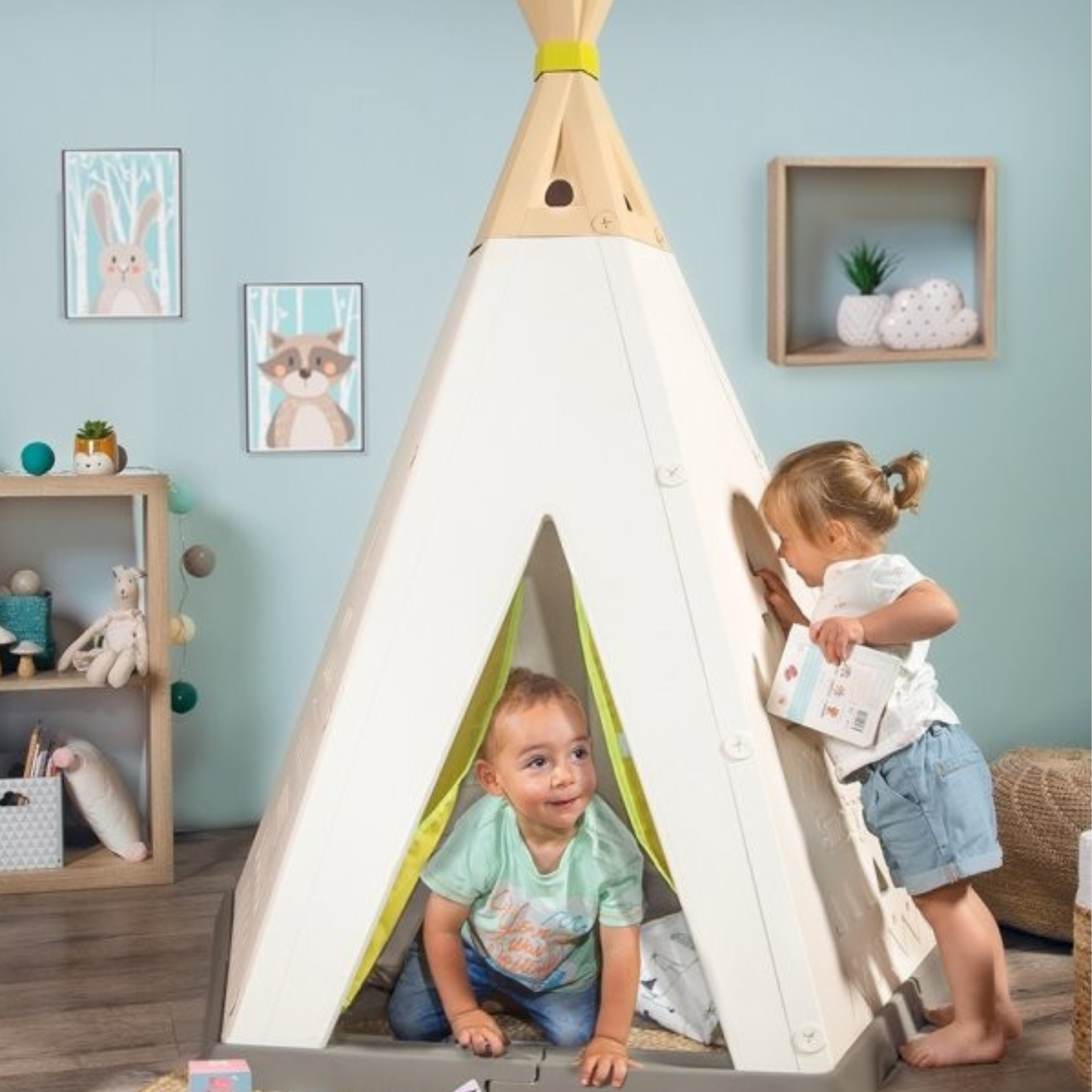 SMOBY Kids Adjustable Teepee Playhouse (1.8m Tall)