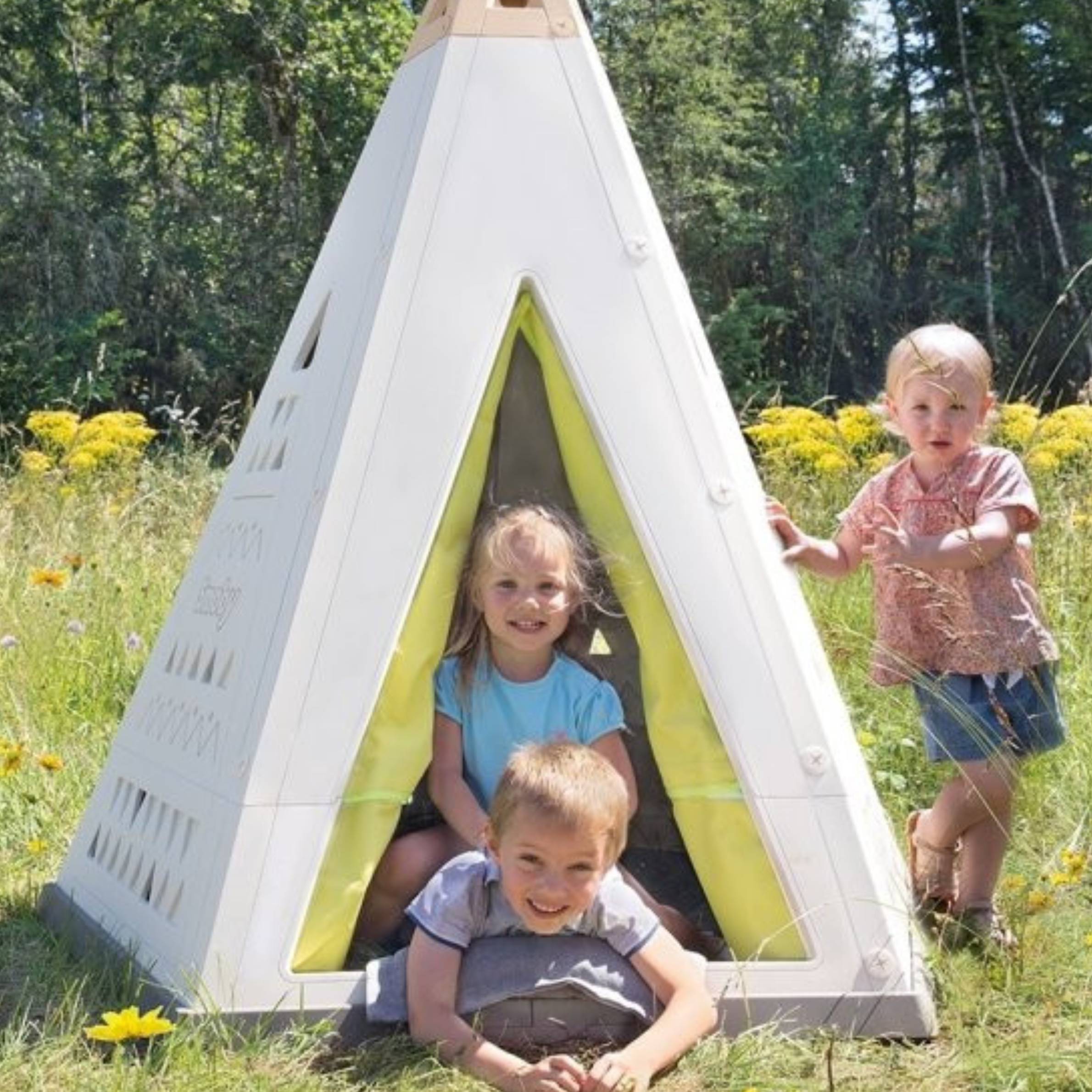 SMOBY Kids Adjustable Teepee Playhouse (1.8m Tall)