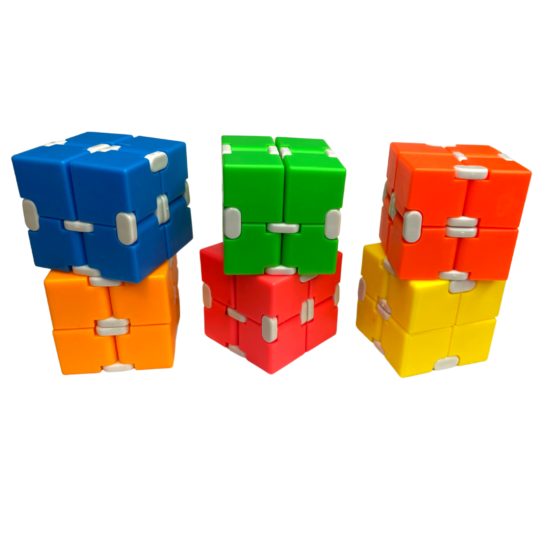 Cubo Infinity Mini Lankater - Giocattolo Antistress Per Dita, Ideale Per Ufficio E Tempo Libero - Foto 7