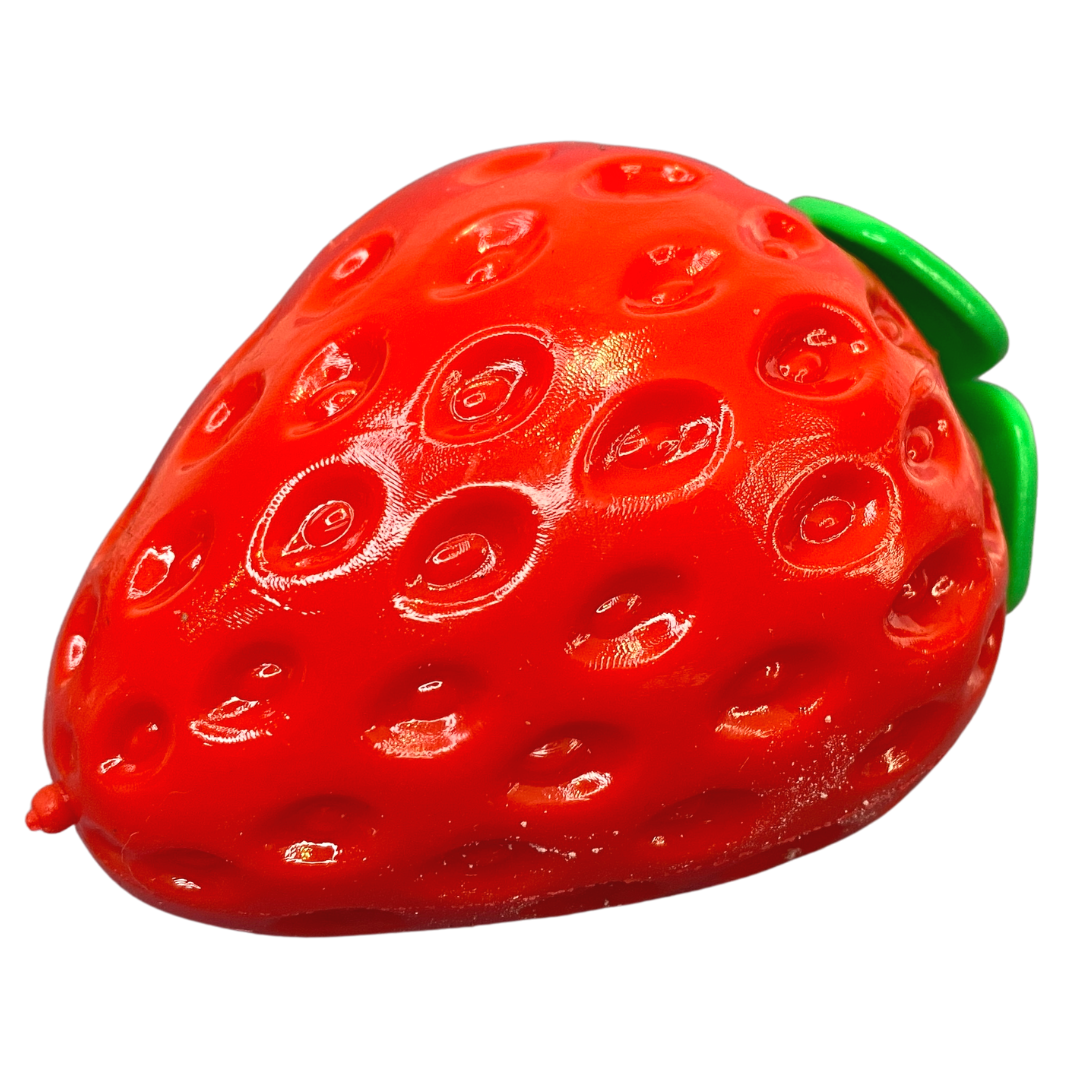 Strawberry top squishy toy