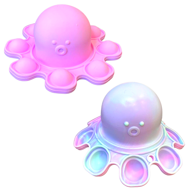 Reversible Octopus Pop It Keyring