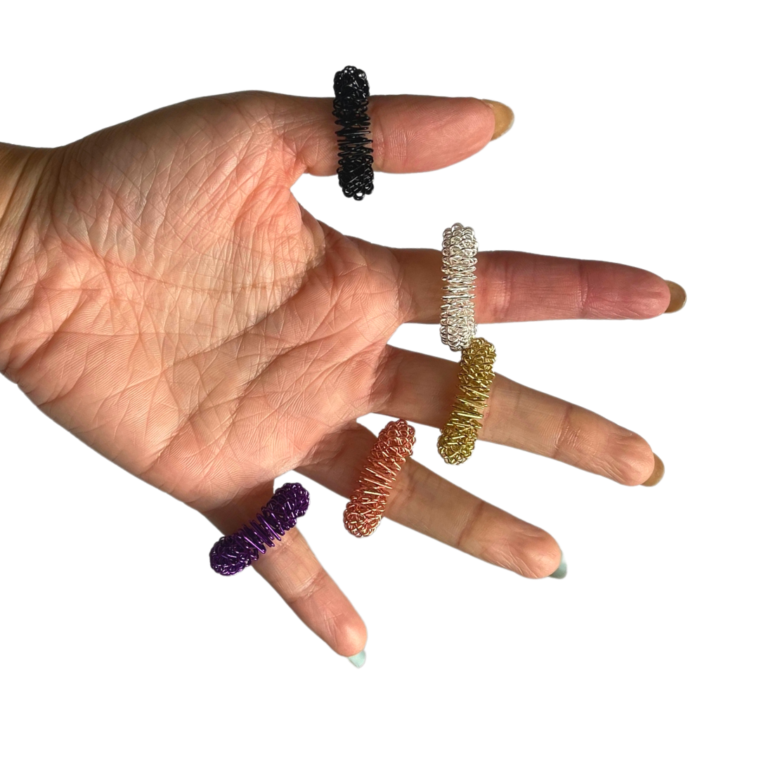 Finger fidget ring sales