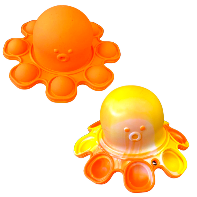 Reversible Octopus Pop It Keyring