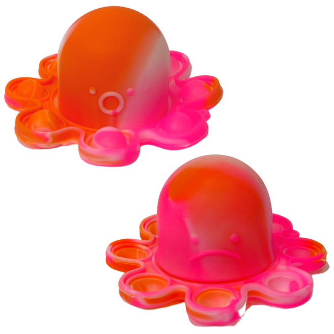Reversible Octopus Pop It Keyring