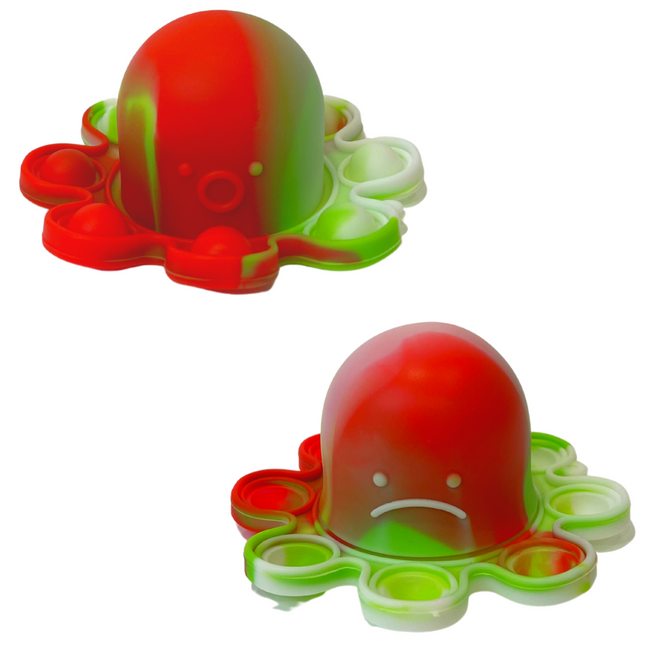 Reversible Octopus Pop It Keyring