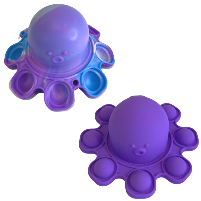 Reversible Octopus Pop It Keyring