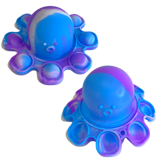 Reversible Octopus Pop It Keyring