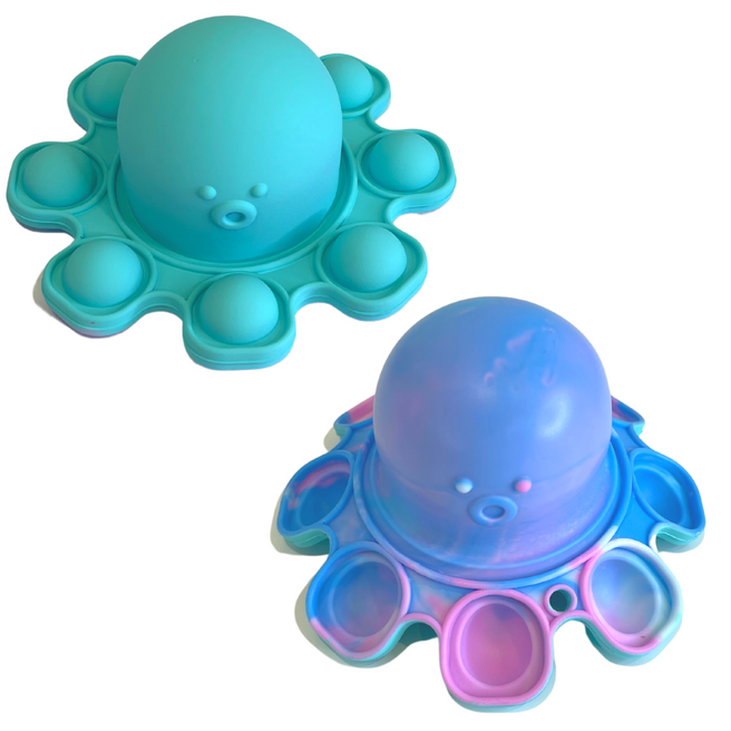 Reversible Octopus Pop It Keyring