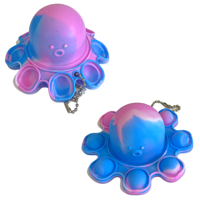 Reversible Octopus Pop It Keyring