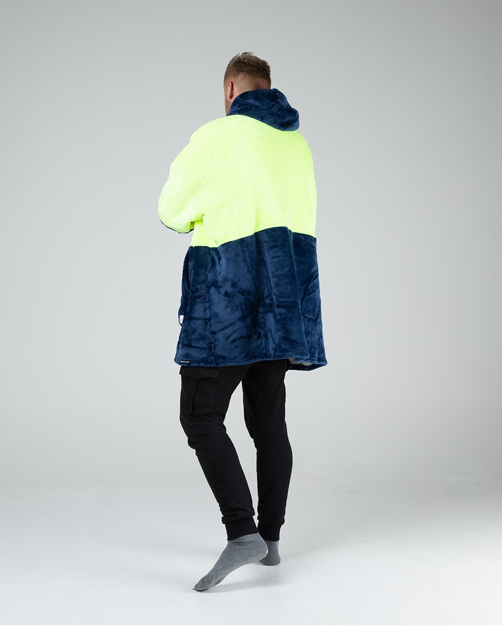 Happy Hoodie Fluro Tradie Hoodie