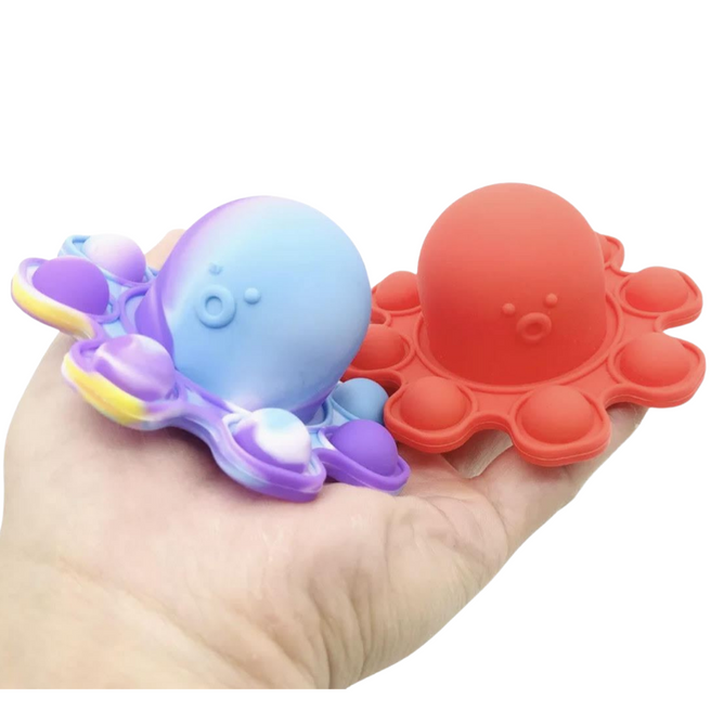 Reversible Octopus Pop It Keyring