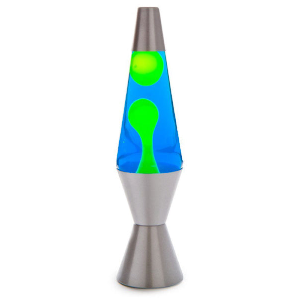 Red and green lava lamp top